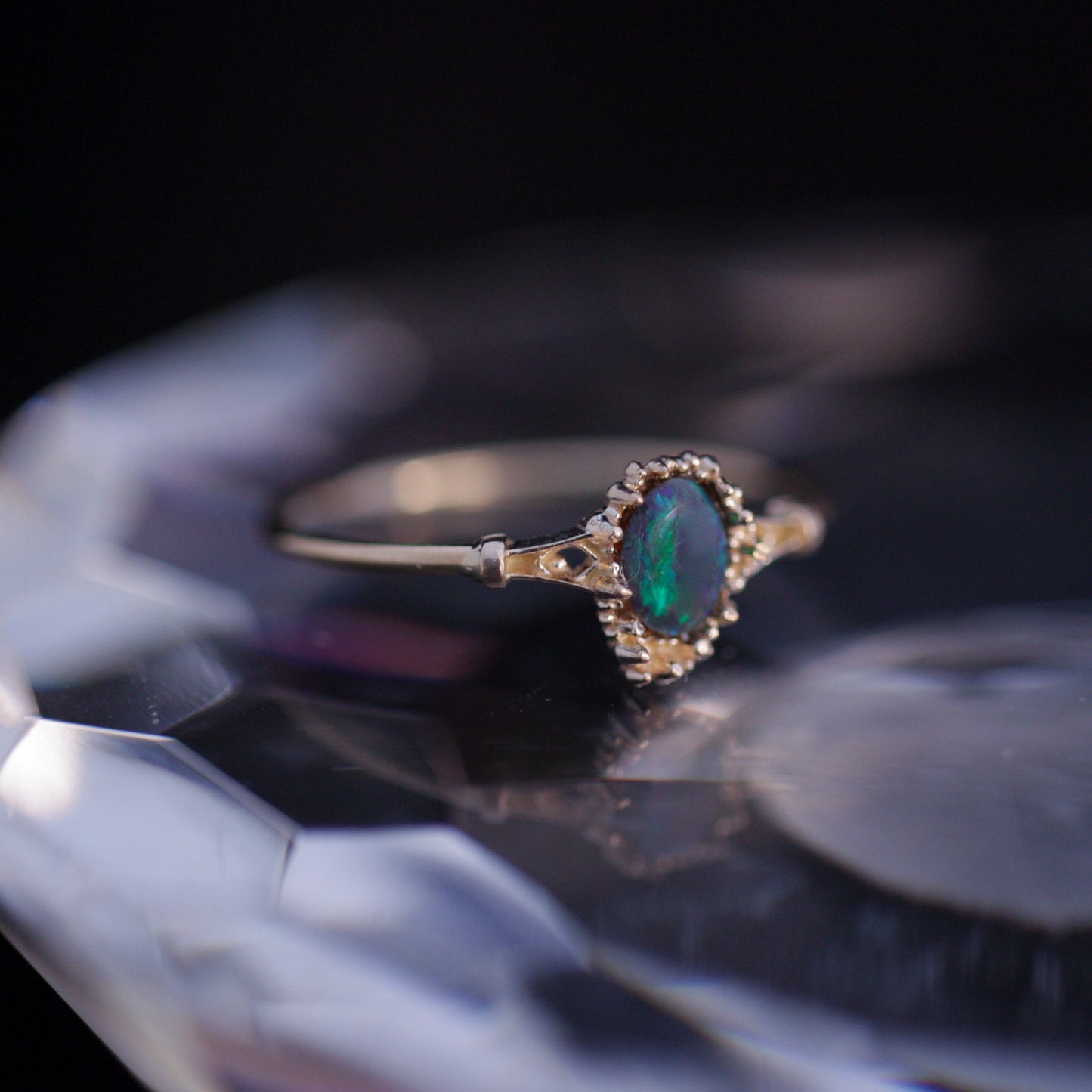 991  Black Opal Ring