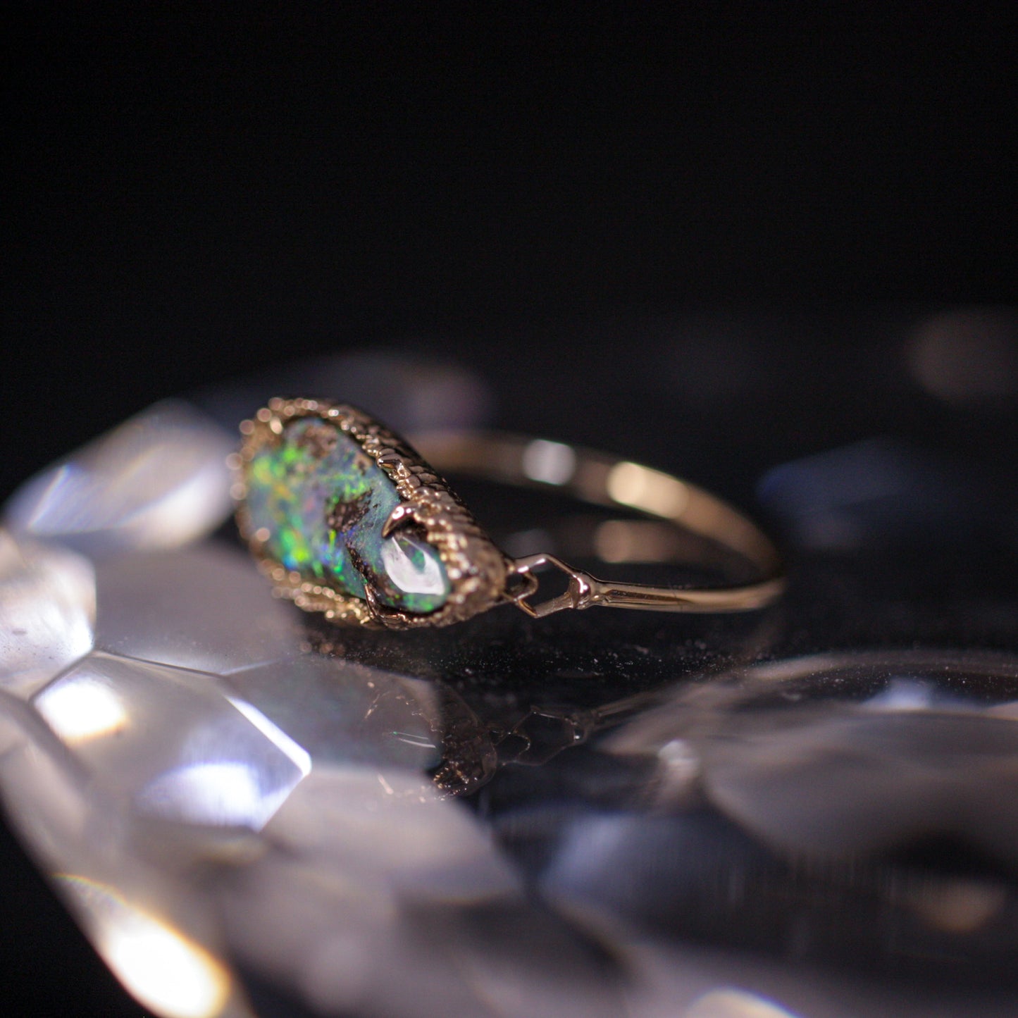 741 Boulder Opal Ring