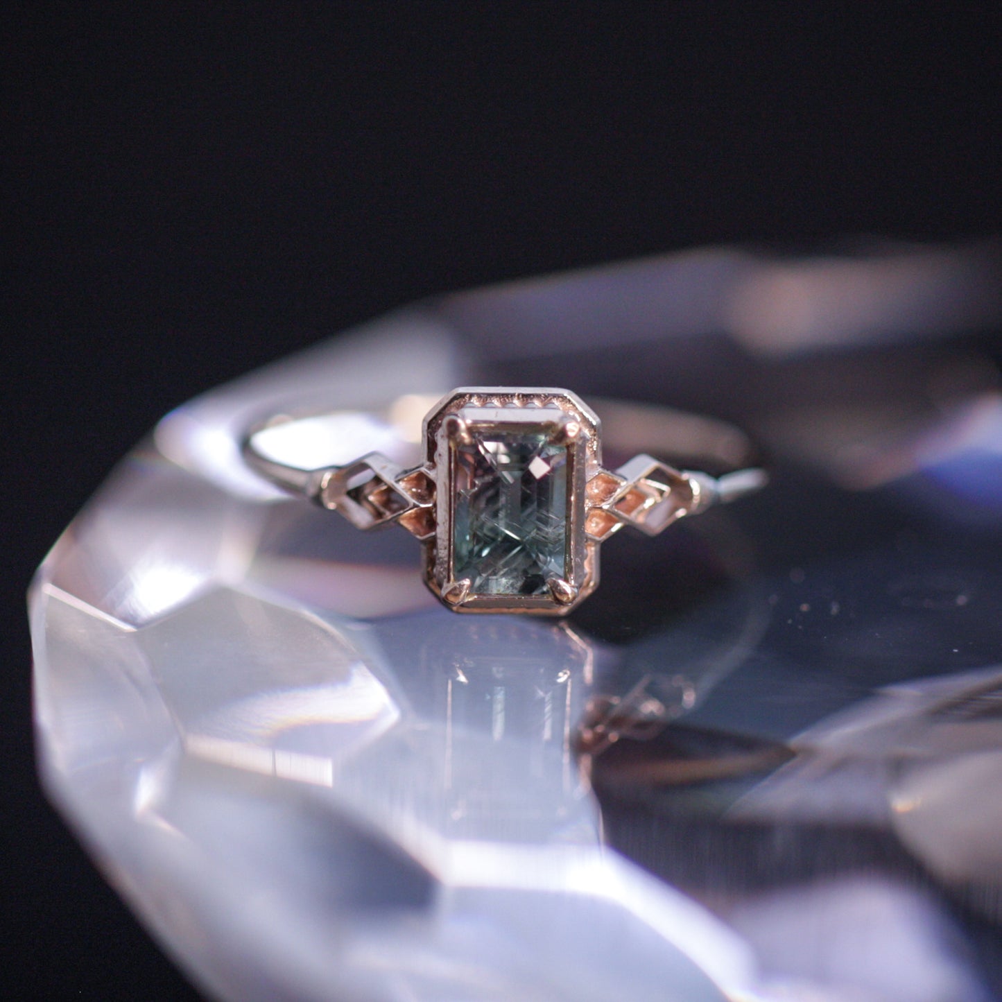 899 Bicolor Tourmaline Ring