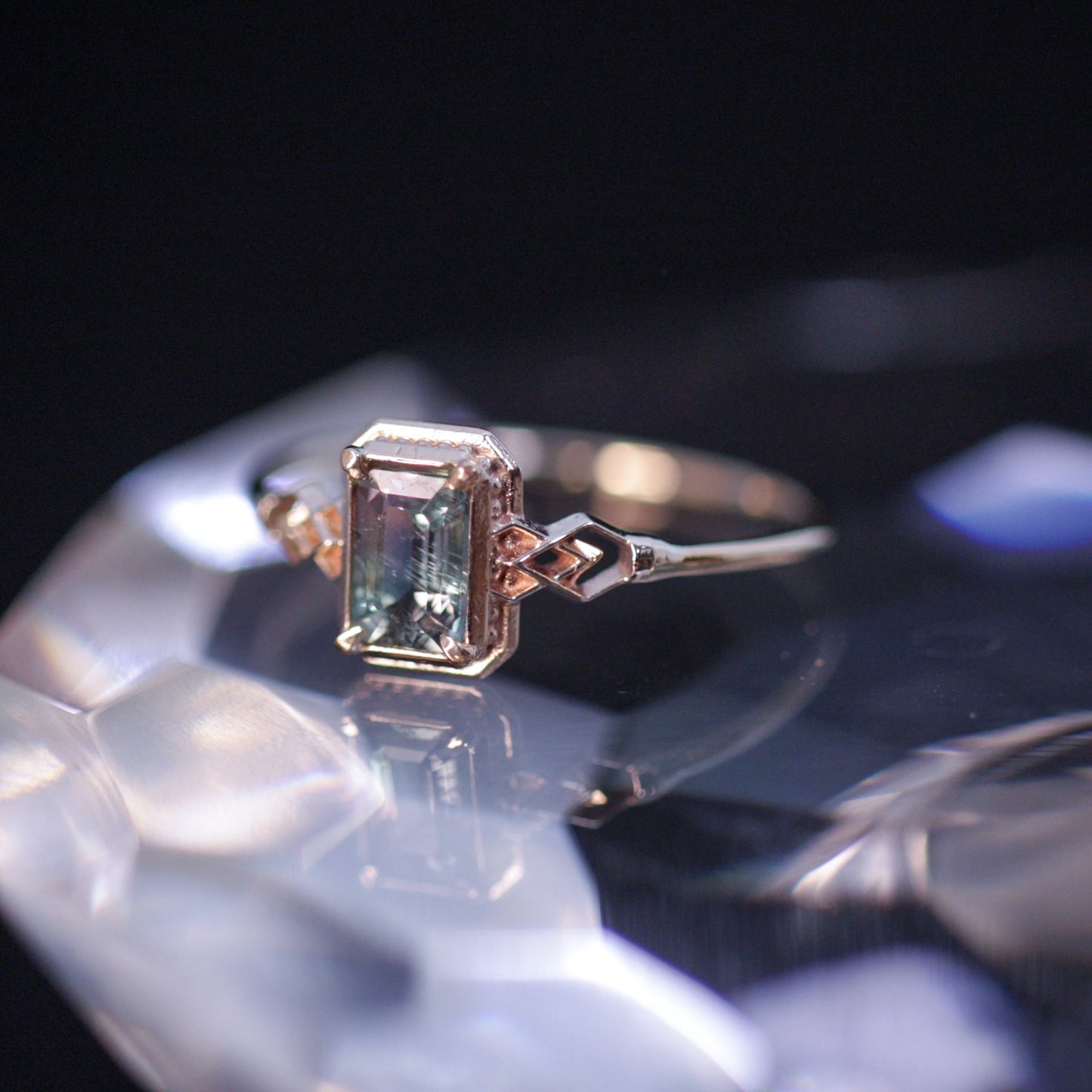 899 Bicolor Tourmaline Ring