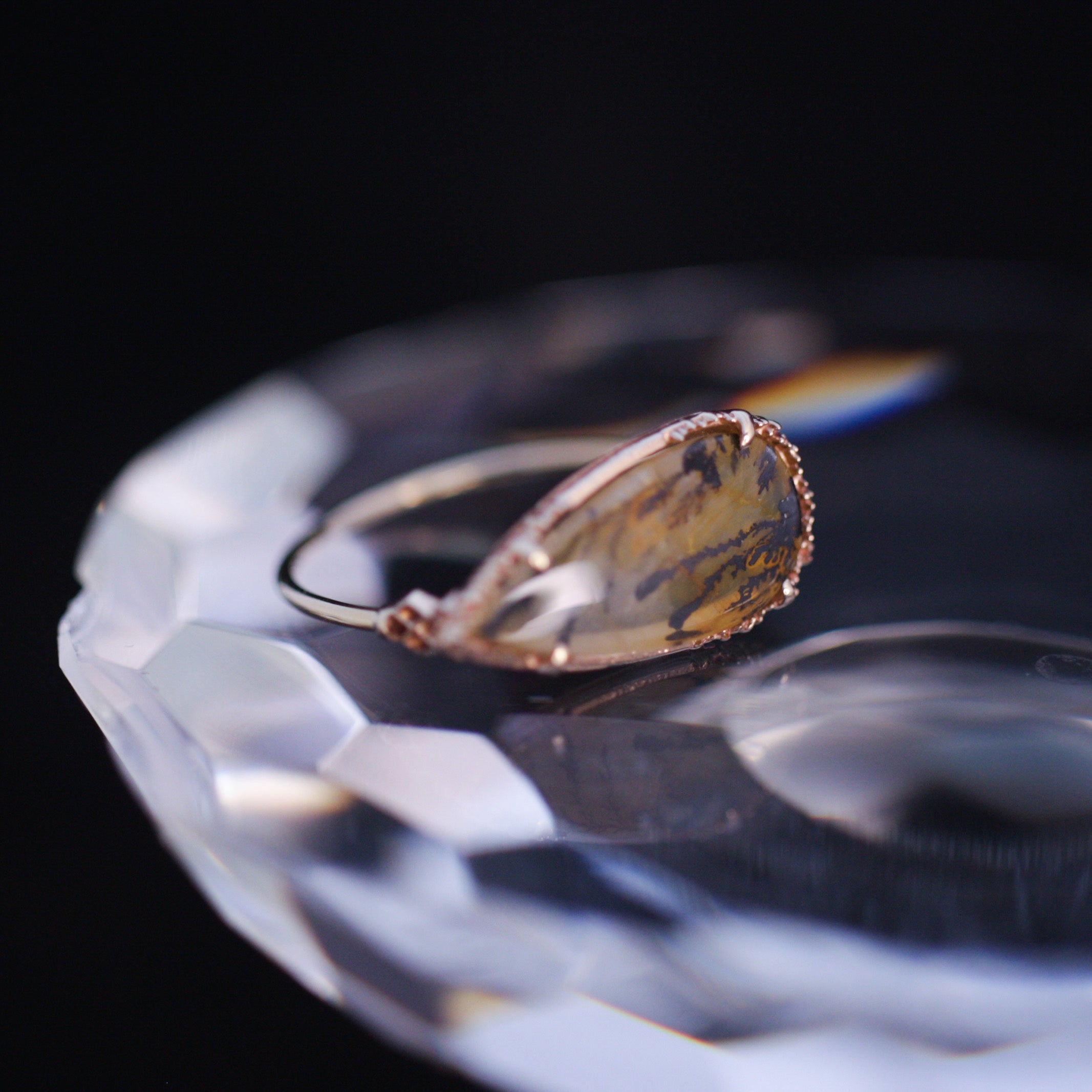 602 Dendritic Quartz Ring – MYACALE JEWELRY