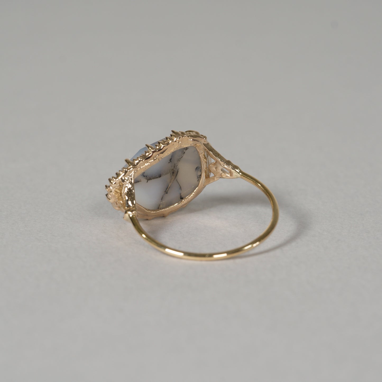 970 Dendritic Opal  / Ring