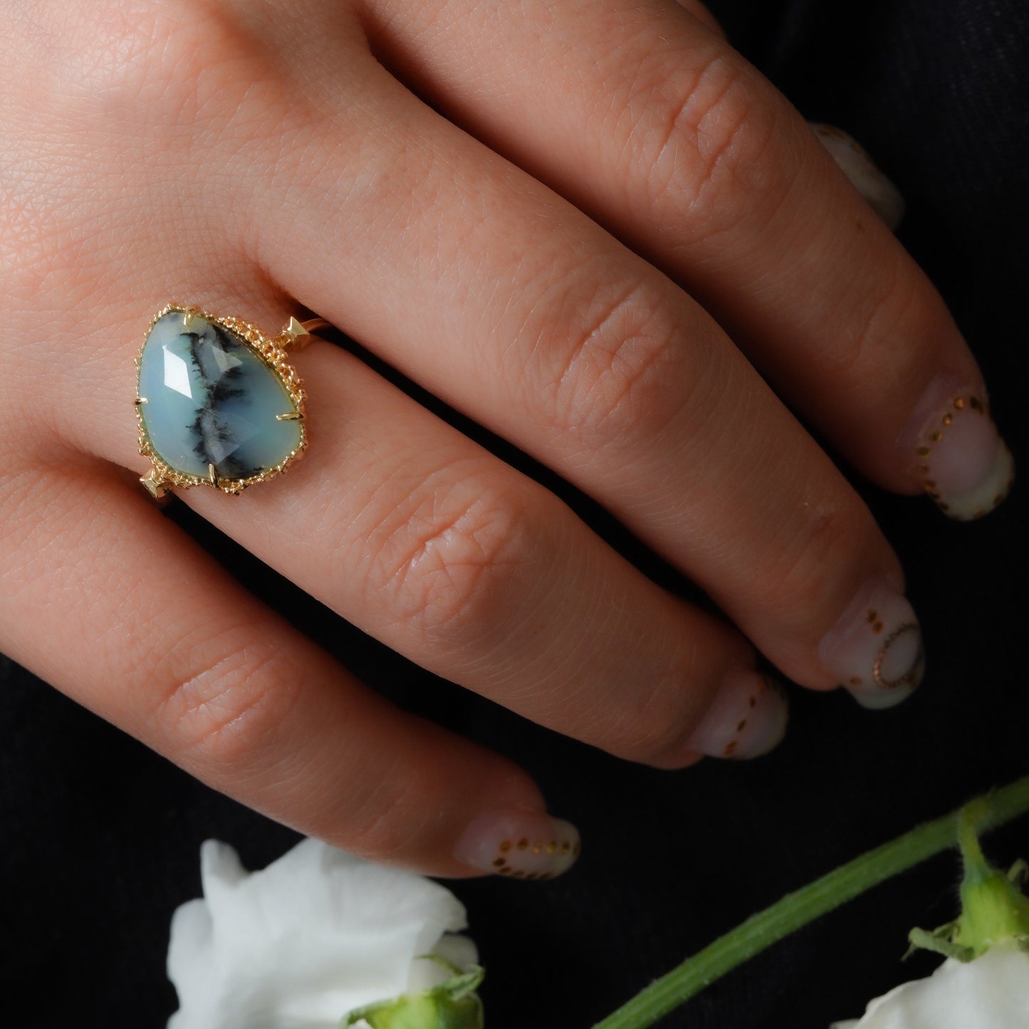 1149 Blue Opal/ Ring