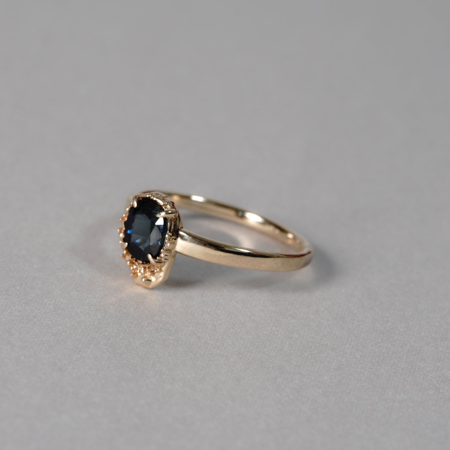 1368 Blue Sapphire Ring