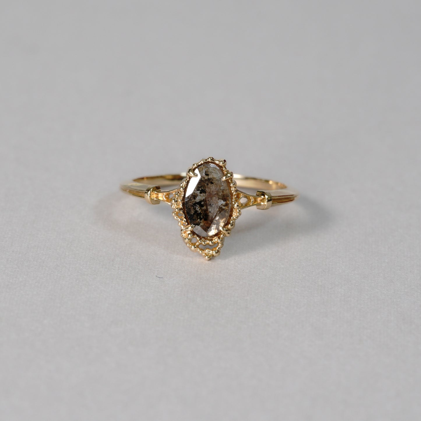 1338 Flat cut Diamond Ring