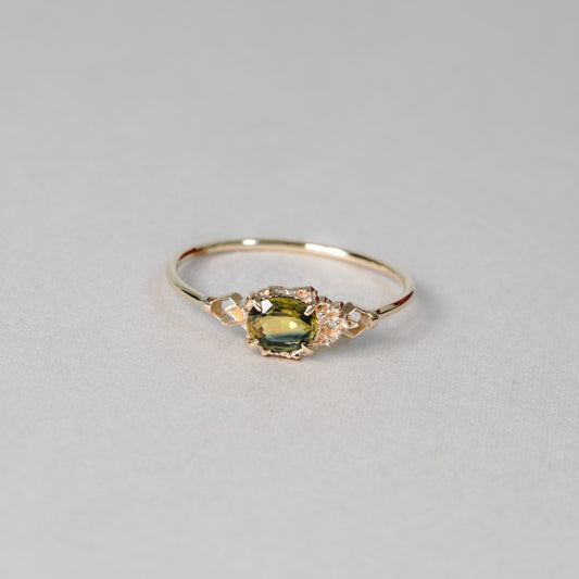 1432 Bicolor Sapphire Ring