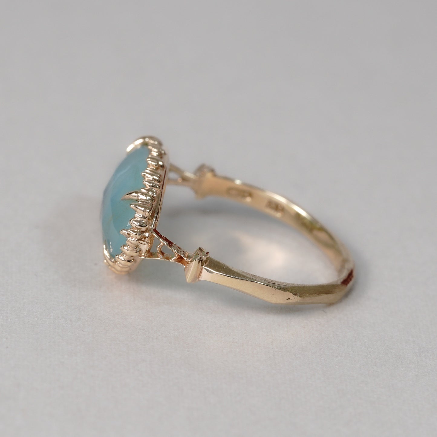 1148 Blue Opal Ring