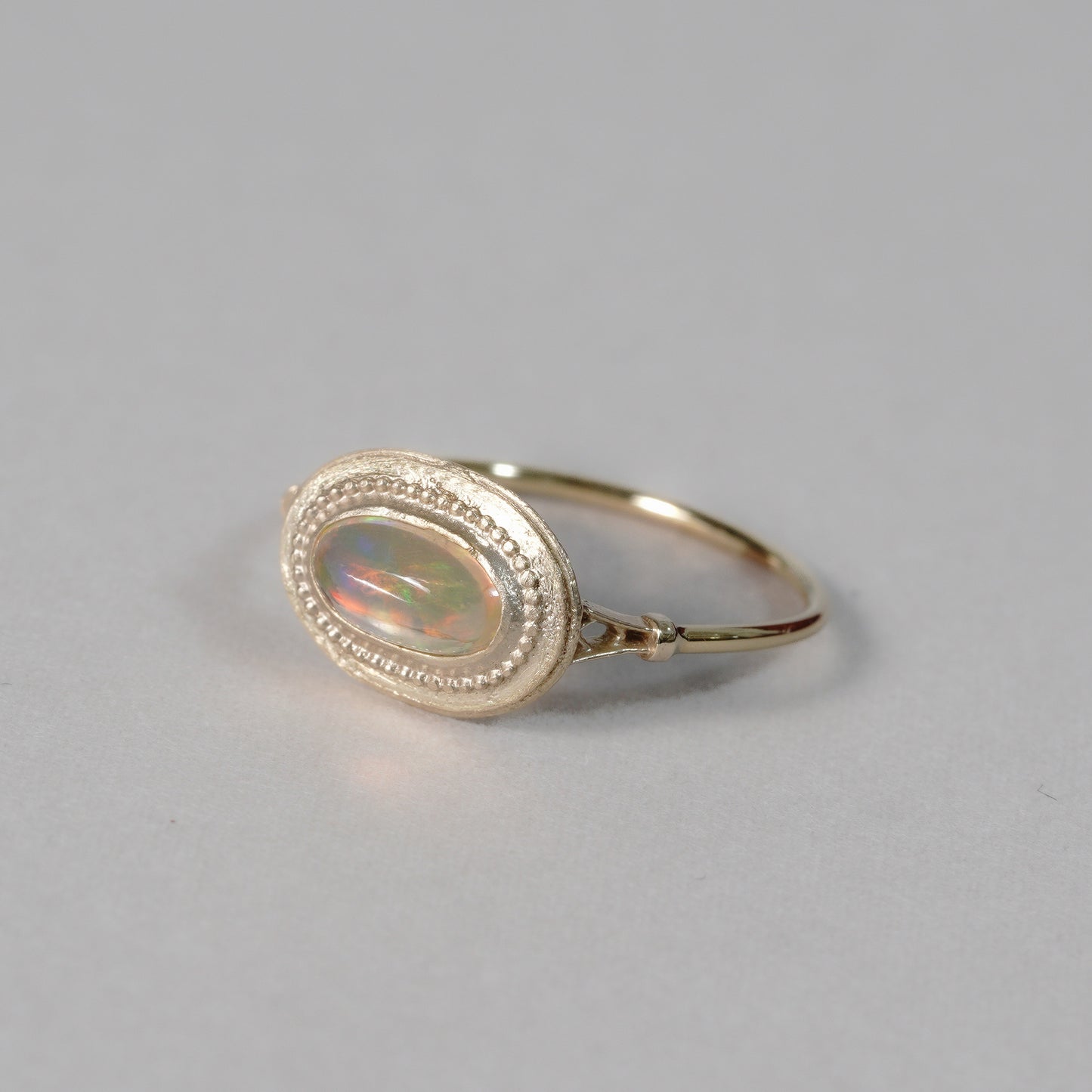 837 Water opal Ring